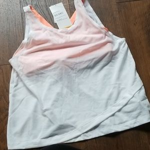 NWT Old Navy Girls LG Go Dry Tank w/ Sports Bra